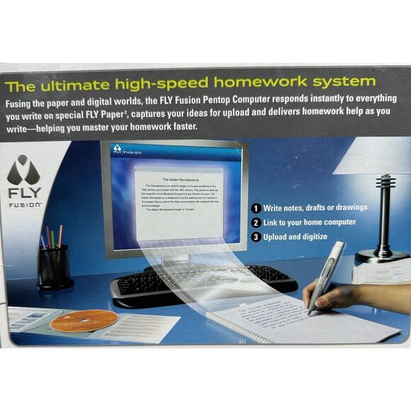 LeapFrog Fly Fusion Pentop Computer Model 37755 540-11998-A MyScript - Picture 16 of 16